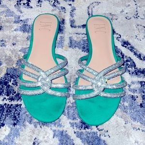 INC ARIAH RHINESTONE SANDAL
